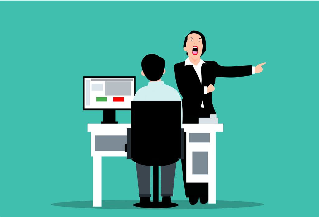 6. Сокращение штатов и численности работников 9 office boss angry 6084178