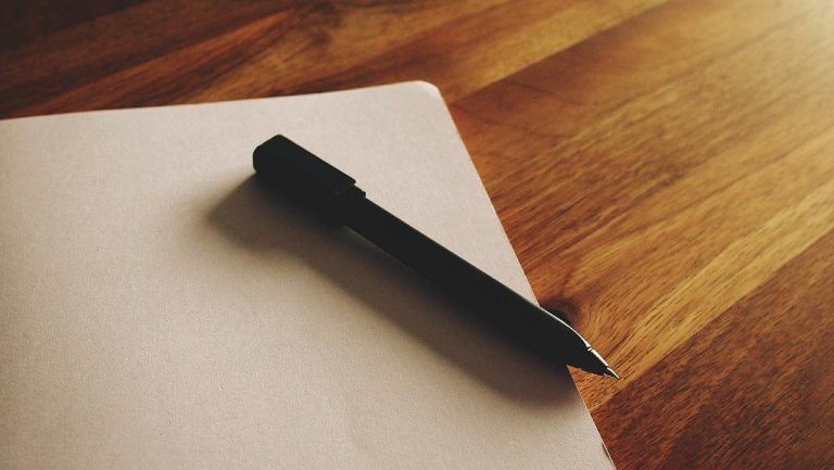 pen working empty sheet 480220