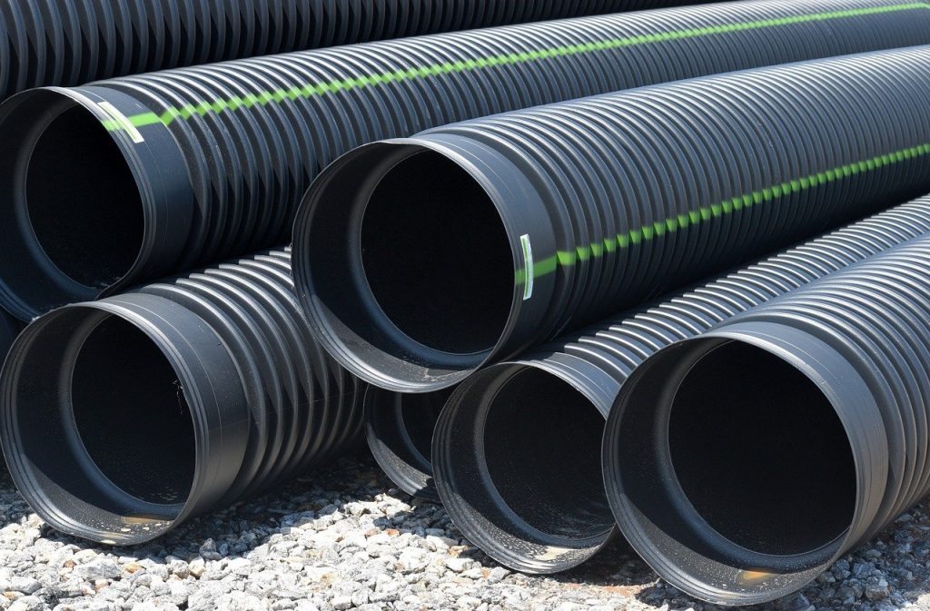 drainage pipes construction site pipes 2471293