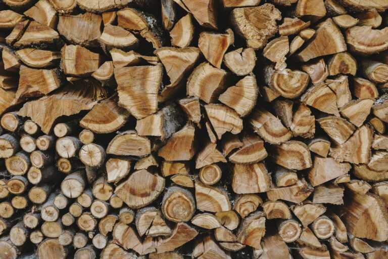 stack firewood textured background